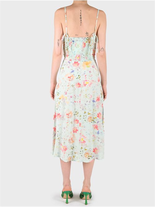 Crêpe Midi Dress with Thin Straps and Shaped Bust MAR DE MARGARITAS | MMABW01166TMFI0025VE59